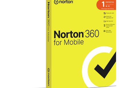 Norton 360 Mobile Es 1 User 1 Device 12mo Box