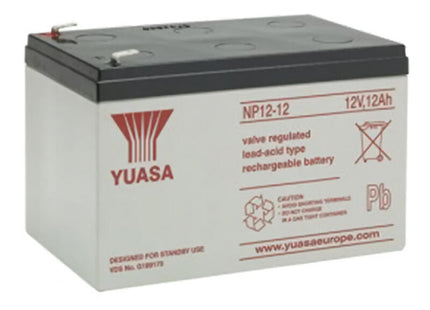 Notifier Ps-1212 Batería De 12v. Capacidad 12ah. Conexión Por Terminal Faston.