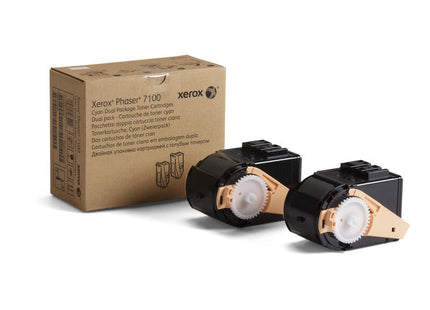 Original Toner Xerox Laser Cian 9000 Paginas Pack 2 Phaser 7100