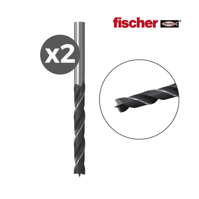 Pack 2 Brocas Madera Hb 3/2k 530630 Fischer
