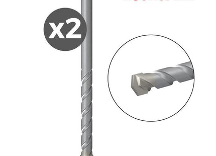 Pack 2 Brocas Para Piedra D-S Hm 4,0x38/75 530523 Fischer