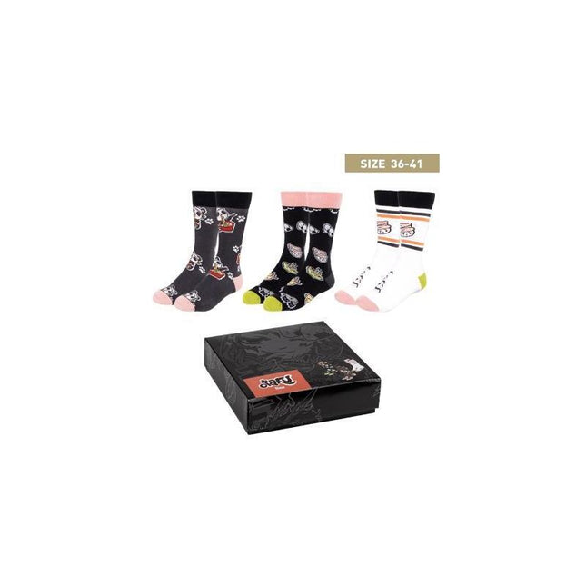 Pack Calcetines 3 Piezas Otaku Talla 36 41