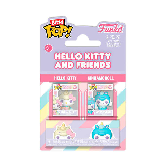 Pack De 12 Unidades - Blister 2 Bitty Pop Sanrio Hello Kitty And Friends Hello Kitty & Cinnamoroll
