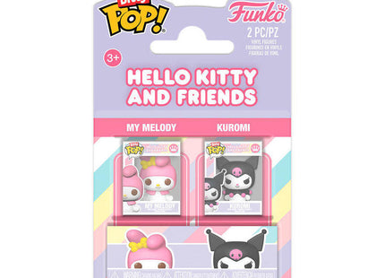 Pack De 12 Unidades - Blister 2 Bitty Pop Sanrio Hello Kitty And Friends My Melody & Kuromi