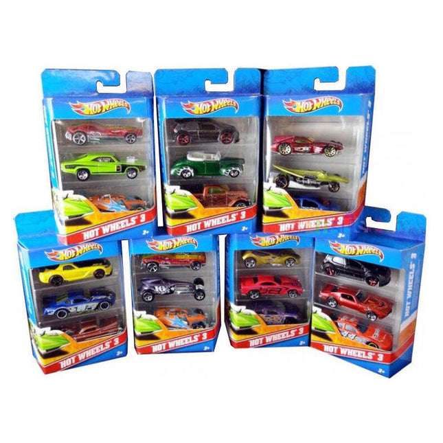 Pack De 12 Unidades - Blister 3 Vehiculos Hot Wheels Surtido