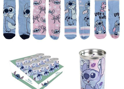 Pack De 12 Unidades - Blister 4 Calcetines Stitch Disney Surtido