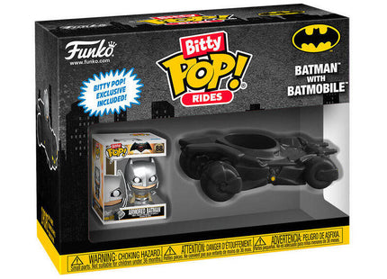 Pack De 12 Unidades - Figura Bitty Pop Ride Dc Batman - Batman With Batmobile