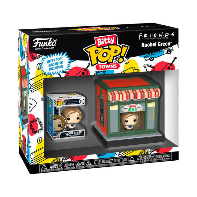 Pack De 12 Unidades - Figura Bitty Pop Town Friends Rachel Green At Central Perk
