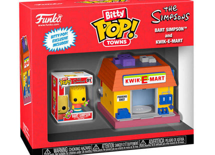 Pack De 12 Unidades - Figura Bitty Pop Town Simpsons Bart Simpsons And Kwik-E-Mart