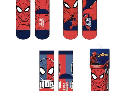 Pack De 12 Unidades - Set 3 Calcetines Spiderman Marvel