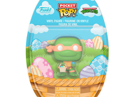 Pack De 16 Unidades - Figura Pocket Pop Tortugas Ninja Michelangelo Conejo De Pascua