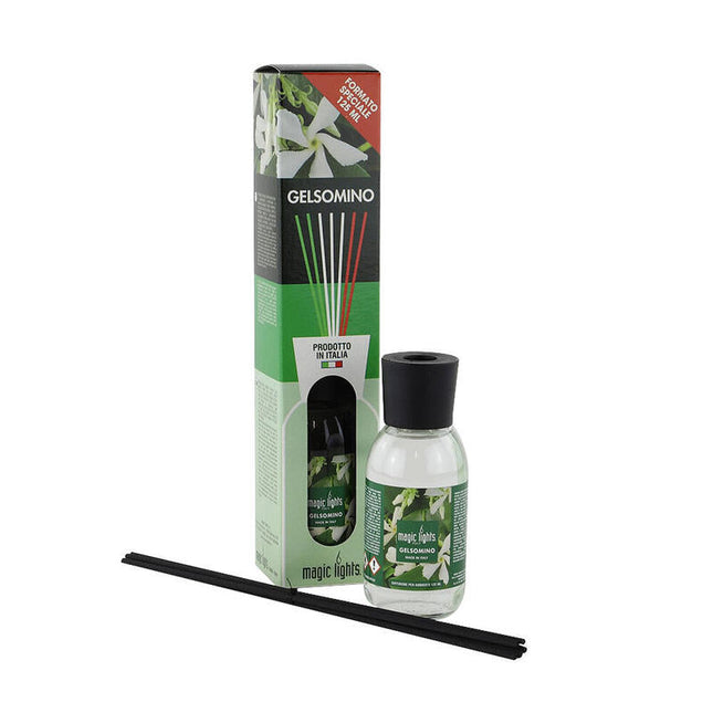 Pack De 2 Unidades - Difusor Aroma Mikado Flores Blancas 125ml Magic Lights