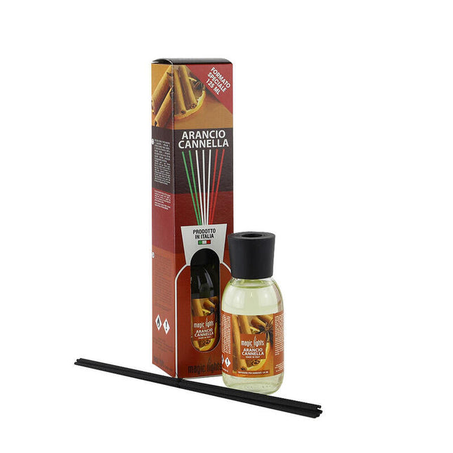 Pack De 2 Unidades - Difusor Aroma Mikado Naranja-Canela 125ml Magic Lights