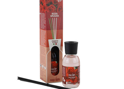 Pack De 2 Unidades - Difusor Aroma Mikado Rosa Especiada 125ml Magic Lights