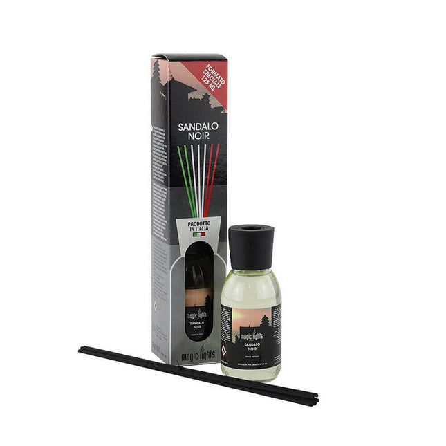 Pack De 2 Unidades - Difusor Aroma Mikado Sándalo Negro 125ml Magic Lights