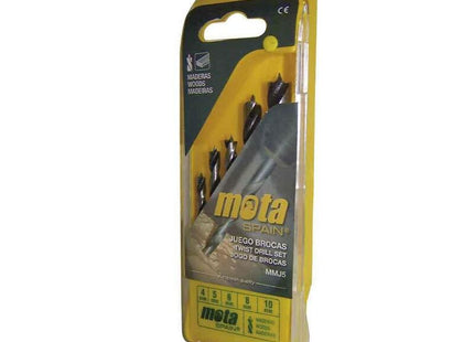 Pack De 2 Unidades - Juego 5 Brocas Para Madera De 4mm A 10mm Mmj5 Mota