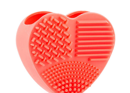 Pack De 2 Unidades - Limpiador De Brochas Y Pinceles De Maquillaje Heart V0101013 Innovagoods