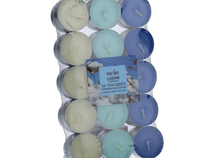 Pack De 2 Unidades - Pack 30 Unid. Velas Con Aroma Algodon 3,7cm Magic Lights