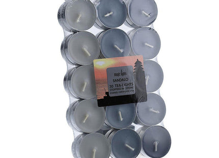 Pack De 2 Unidades - Pack 30 Unid. Velas Con Aroma Sándalo 3,7cm Magic Lights