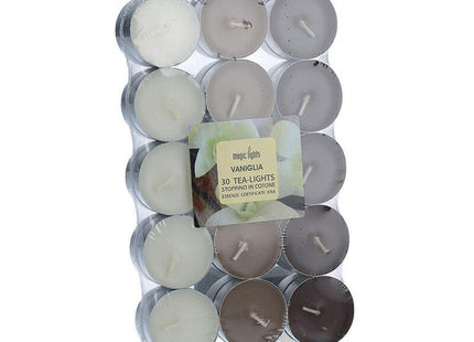 Pack De 2 Unidades - Pack 30 Unid. Velas Con Aroma Vainilla 3,7cm Magic Lights