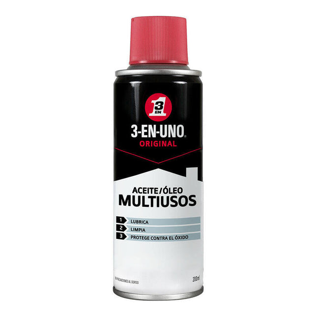 Pack De 3 Unidades - Aceite 3 En 1 Multiusos Spray 200ml 34135 Wd40