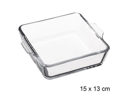 Pack De 3 Unidades - Fuente Cuadrada Para Horno 15x15cm