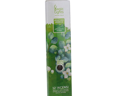 Pack De 4 Unidades - Barritas De Incienso 12 Unidades Musgo Blanco