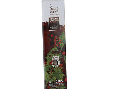 Pack De 4 Unidades - Barritas De Incienso 12 Unidades Opio Y Sándalo