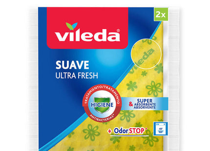 Pack De 5 Unidades - Bayeta Amarilla Suave Ultrafresh 161146 Vileda