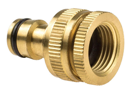 Pack De 5 Unidades - Conector A Grifo Jardín De 1/2" O 3/4" Laton Brass Cellfast