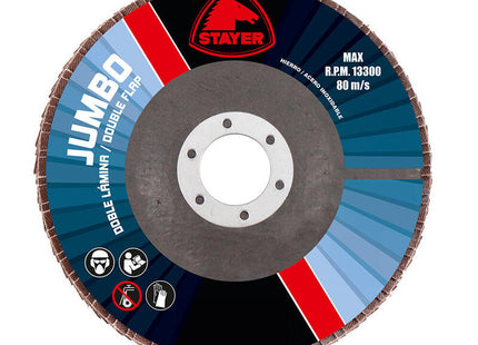 Pack De 5 Unidades - Disco Doble Lámina Procer 115 Mm Grano 40