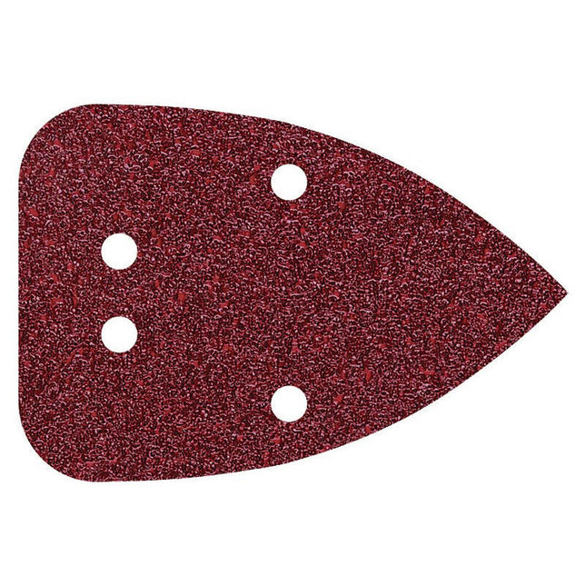 Pack De 5 Unidades Pack 10 Hojas De Lijar Adhesivas , Corindón Grano 240 Perforadas 96x136mm 1764000 Wolfcraft