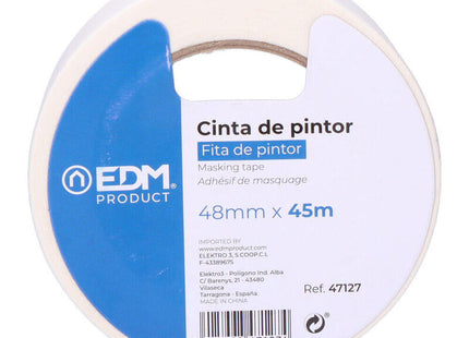 Pack De 6 Unidades - Cinta De Pintor 45m X 48mm Edm "Kreep"