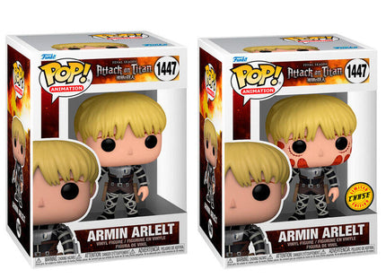 Pack De 6 Unidades - Figura Pop Attack On Titan Armin Arlelt 5 + 1 Chase