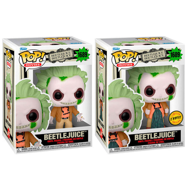 Pack De 6 Unidades - Figura Pop Beetlejuice 2 - Beetlejuice 5 + 1 Chase