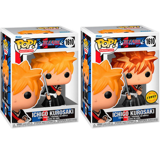 Pack De 6 Unidades - Figura Pop Bleach Ichigo Kurosaki 5 + 1 Chase