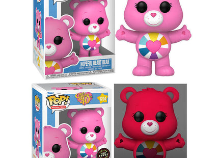 Pack De 6 Unidades - Figura Pop Care Bears 40th Anniversary Hopeful Heart Bear 5 + 1 Chase
