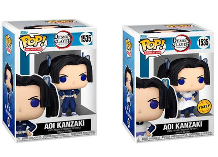 Pack De 6 Unidades - Figura Pop Demon Slayer Kimetsu No Yaiba Aoi Kanzaki 5 + 1 Chase