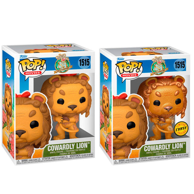 Pack De 6 Unidades - Figura Pop El Mago De Oz Cowardly Lion 5 + 1 Chase