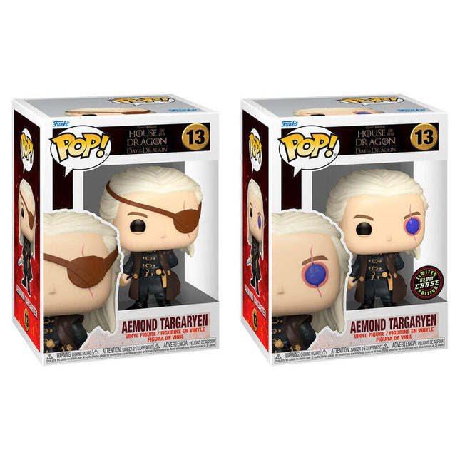 Pack De 6 Unidades - Figura Pop House Of The Dragon Aemond Targaryen 5 + 1 Chase