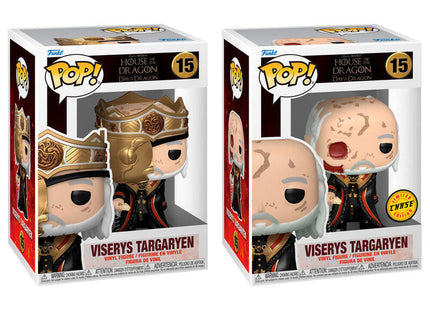 Pack De 6 Unidades - Figura Pop House Of The Dragon Viserys Targaryen 5 + 1 Chase