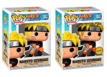 Pack De 6 Unidades - Figura Pop Naruto Shippuden Naruto Uzumaki 5 + 1 Chase