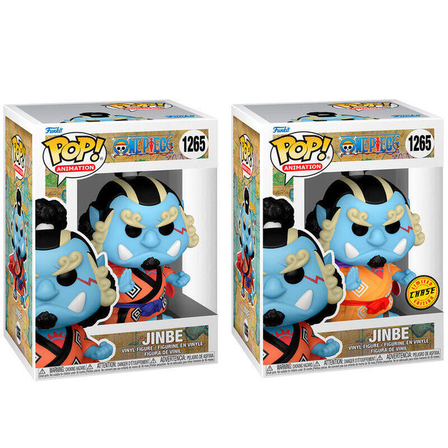 Pack De 6 Unidades - Figura Pop One Piece Jinbe 5 + 1 Chase