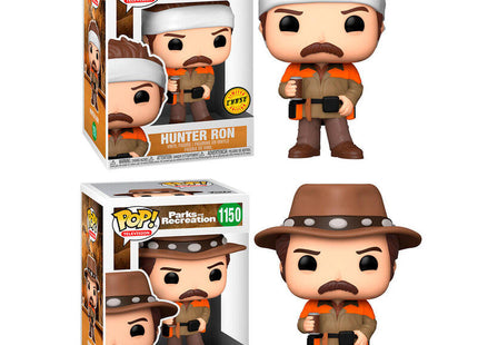 Pack De 6 Unidades - Figura Pop Parks And Rec Hunter Ron 5 + 1 Chase
