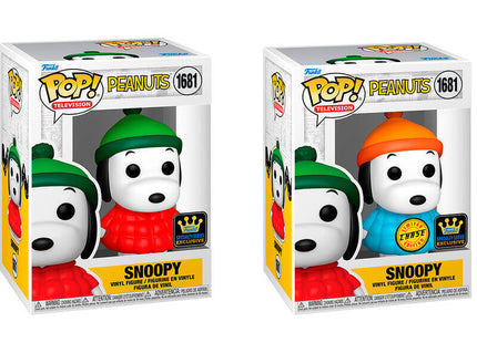 Pack De 6 Unidades - Figura Pop Peanuts Snoopy 5 + 1 Chase Exclusive