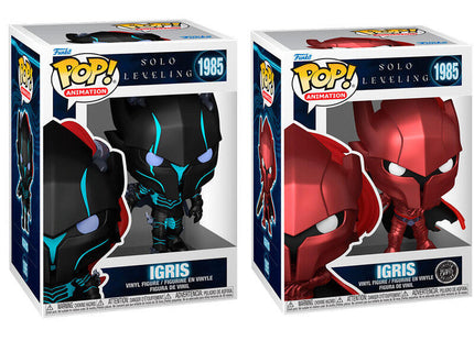 Pack De 6 Unidades - Figura Pop Solo Leveling Igris 5 + 1 Chase