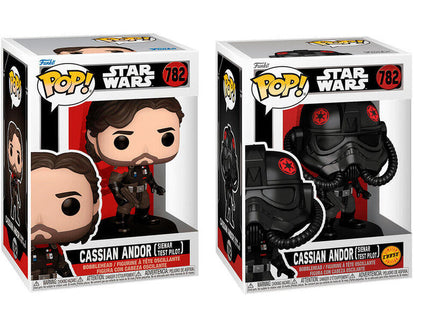 Pack De 6 Unidades - Figura Pop Star Wars Cassian Andor Sienar Test Pilot 5 + 1 Chase