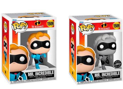 Pack De 6 Unidades - Figura Pop The Incredibles Mr. Incredible 5 + 1 Chase