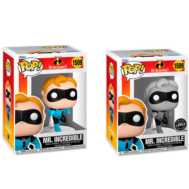 Pack De 6 Unidades - Figura Pop The Incredibles Mr. Incredible 5 + 1 Chase