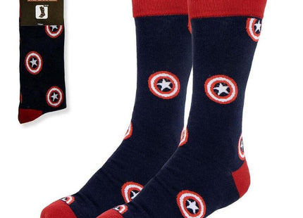 Pack De 6 Unidades - Set Calcetines Capitan America Vengadores Avengers Marvel Adulto